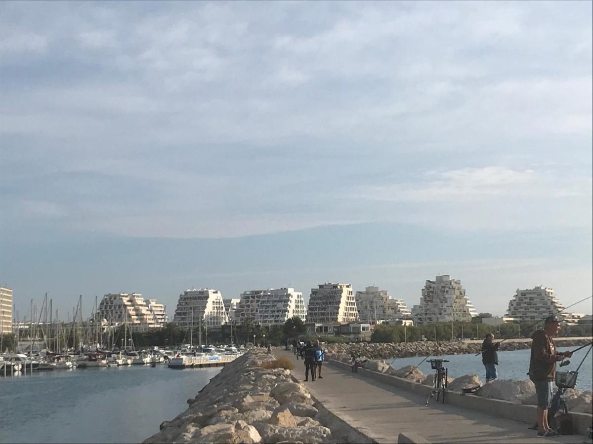 Studio 2-3 Pers Parking Clim Vue Port Et Mer La Grande-Motte Exterior photo