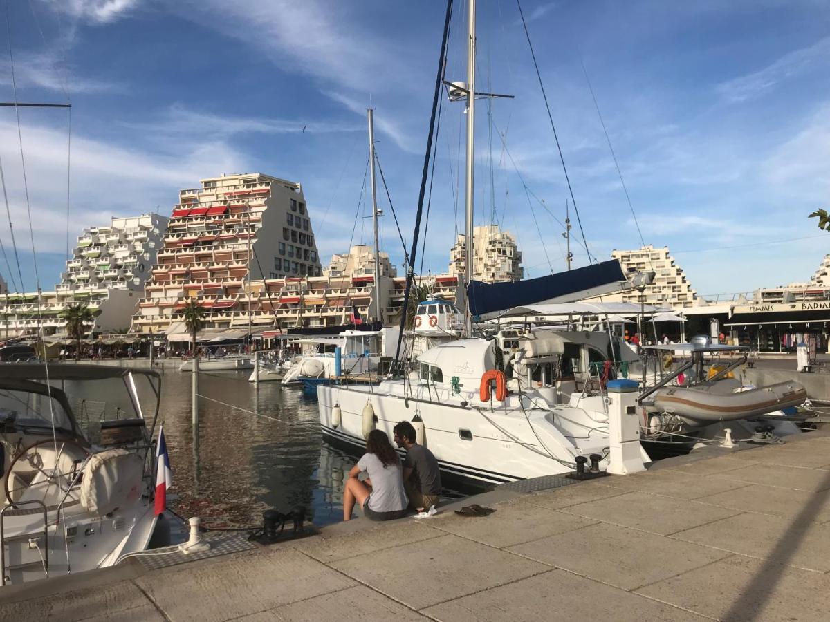 Studio 2-3 Pers Parking Clim Vue Port Et Mer La Grande-Motte Exterior photo