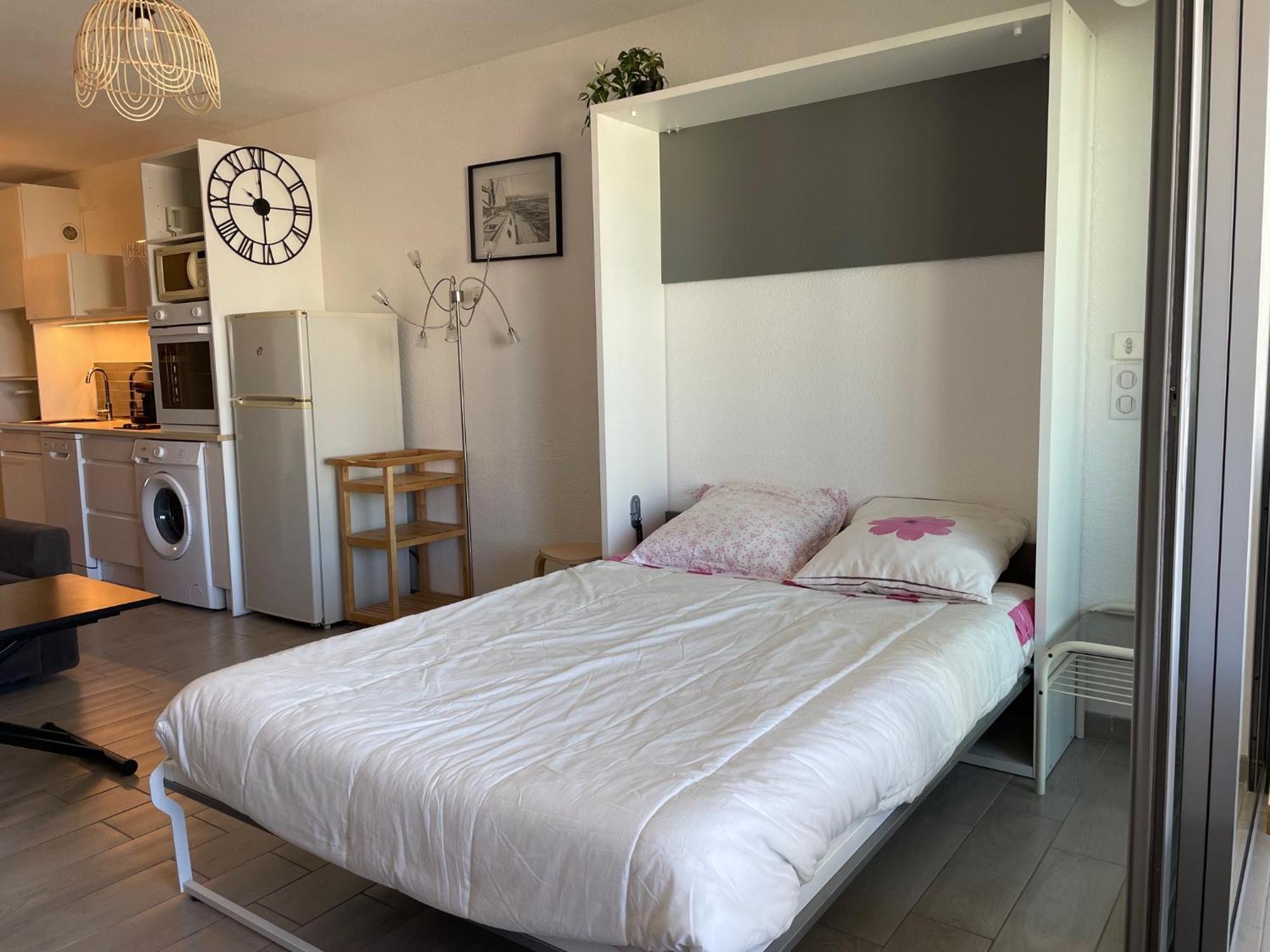 Studio 2-3 Pers Parking Clim Vue Port Et Mer La Grande-Motte Exterior photo
